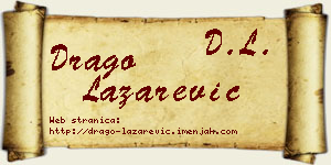 Drago Lazarević vizit kartica